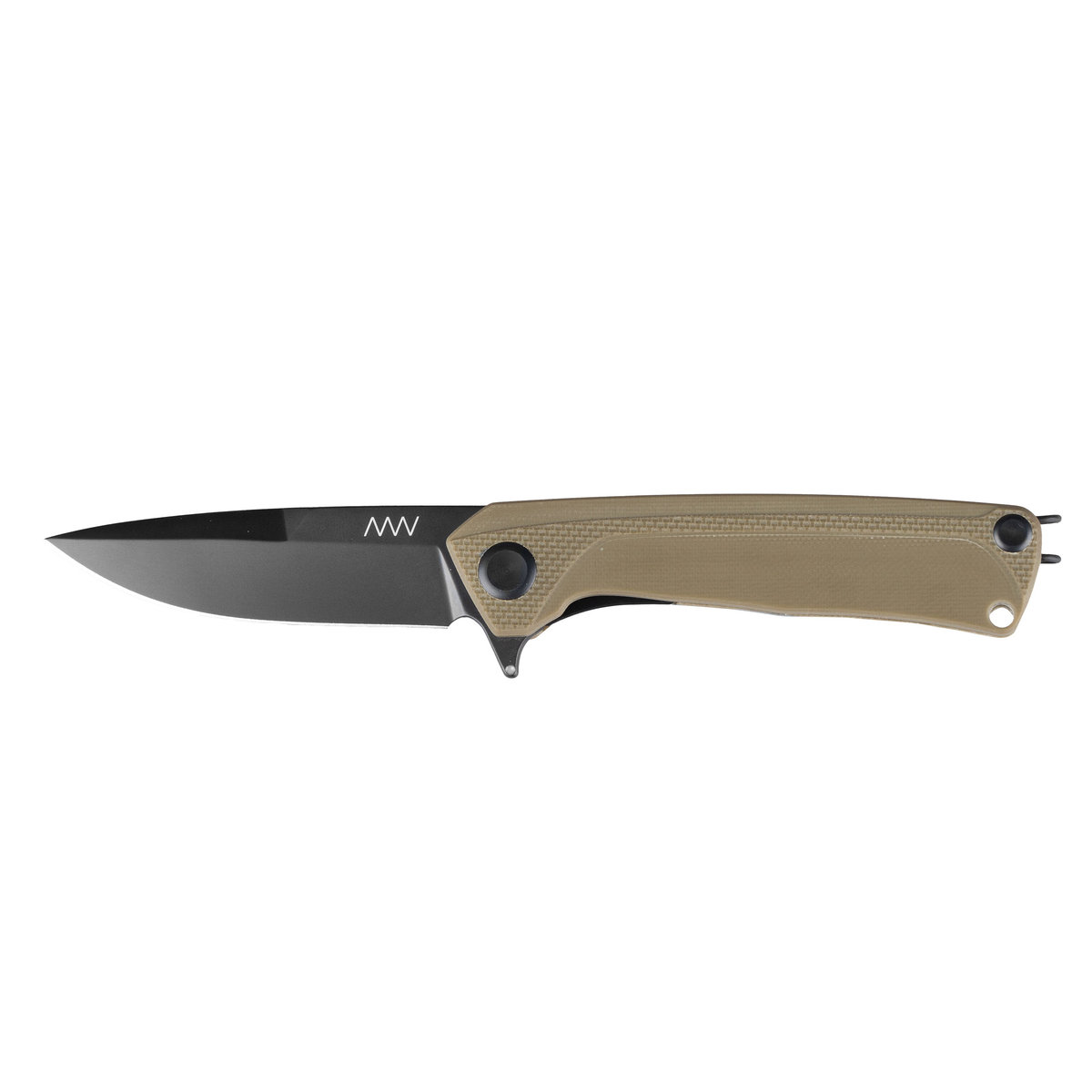 Anv Knives Nóż składany ANV Knives Z100 DLC Olive/Black (ANVZ100-024) ANVZ100-024