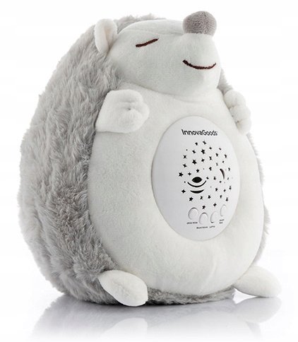 Pluszowy Jeżyk Zabawka szumiąca z projektorem InnovaGoods